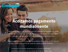 Tablet Screenshot of cobranca.net